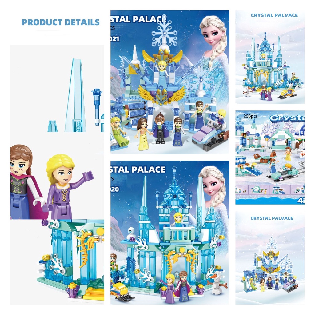 Ice Castle Elsa Puzzle Anak Perempuan