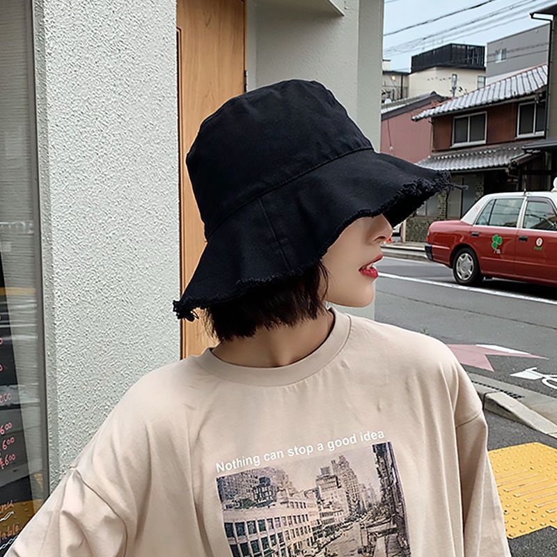 Topi Nelayan Brim Besar Pasang Versi Korea Peneduh Tabir Surya