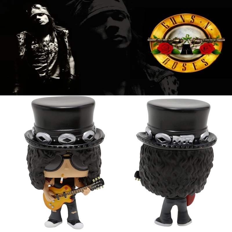 Funko Pop Gun N 'Roses Gitaris Slash Sor Hadenson Figure