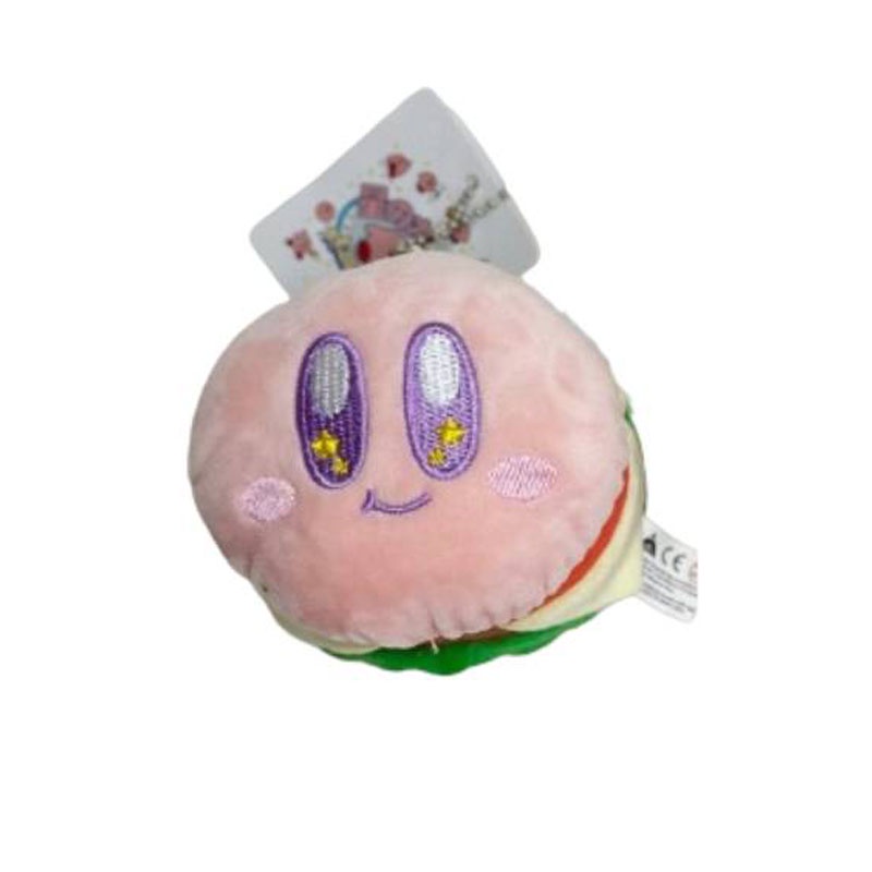 10 cm Bintang Kirby Hamburger Fries Liontin Anak Mainan Mewah Kartun Keripik Boneka Hadiah