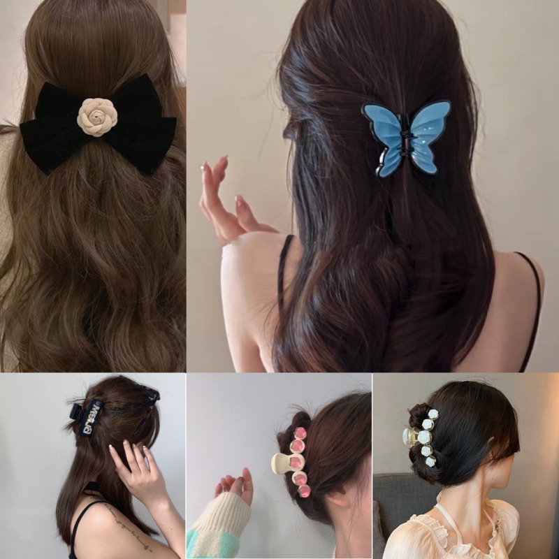 [Hairpin Series] Aksesoris Klip Hiu Banyak Versi Korea Segar Sederhana