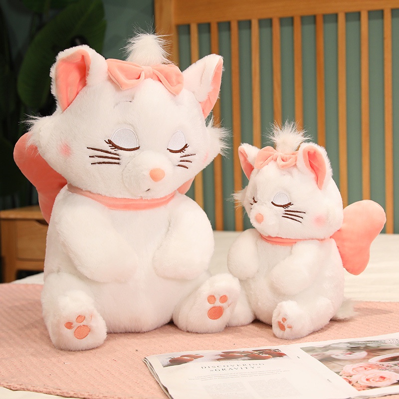 Mainan Plush Gambar Hewan Kartun Lucu Mary Cat Untuk Anak Perempuan Dan Laki-Laki