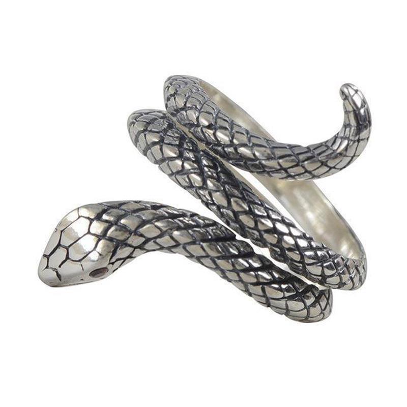 [Pet On Fingertips] Spirit Snake Series Cincin Aksesoris Gelap Retro Trend