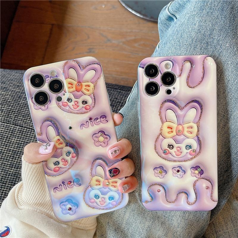 IPHONE 3d Ungu Latar Belakang Bintang Berpusat Memakai Desain Outcrop Casing Ponsel Kompatibel Dengan Iphone12 13 14 11 Pro Max X Xs Max Xr Ggtrvf