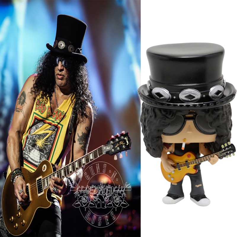 Funko Pop Gun N 'Roses Gitaris Slash Sor Hadenson Figure