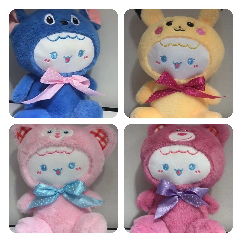 Transforming Pet Plush Toy Lembut Dan Ringan