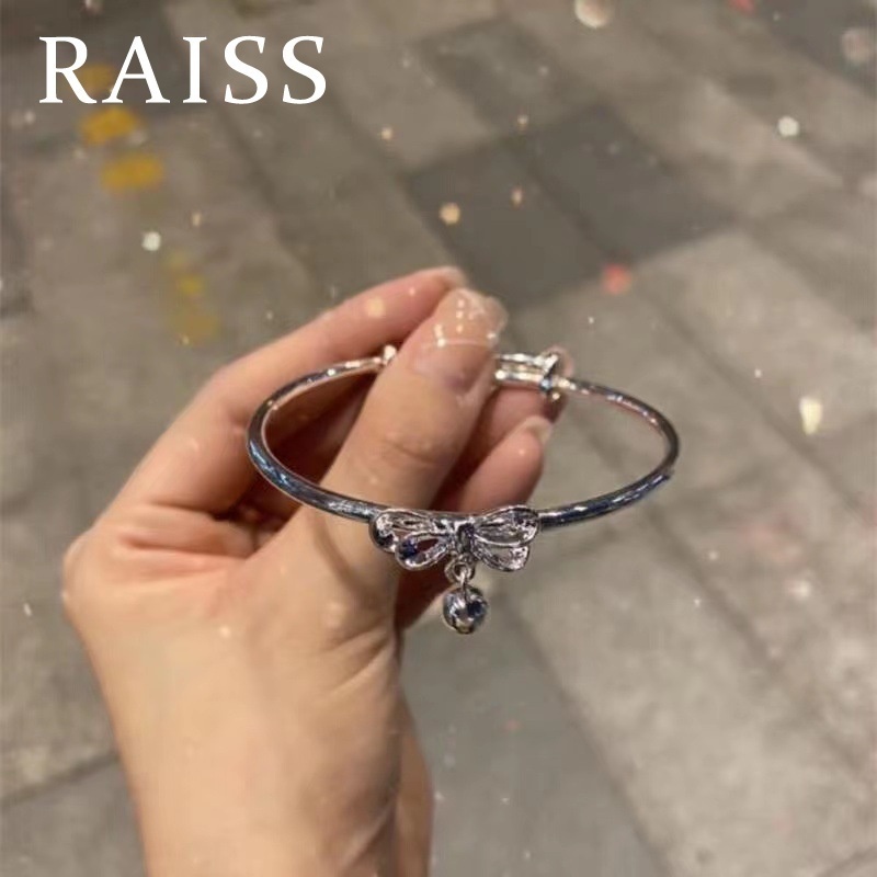 Gelang Silver Simple Gelang Busur Untuk Aksesoris Perhiasan Wanita