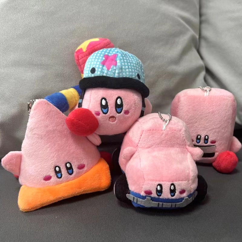 Kirby Gantungan Kunci Mainan Plush Lembut Dan Cuddly Bagus Untuk Hadiah Atau Kolektor