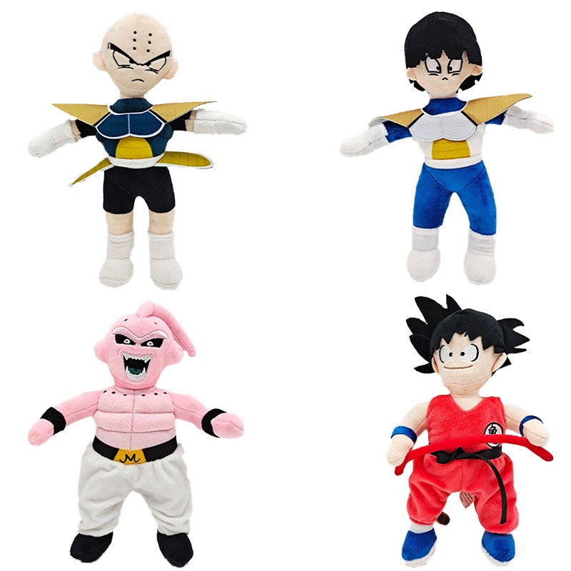 Boneka Anime Dragon Ball Super Cute Son Goku Son Gohan Krillin Dan Majin Buu Mainan Mewah