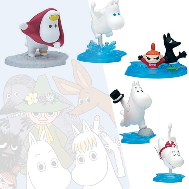 Figura Mu Ming Menggemaskan Untuk Pajangan Atau Koleksi Set Isi 5, Tinggi 2-4cm