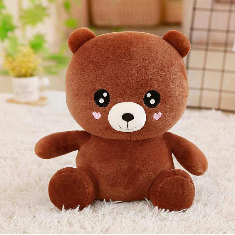 Adorable LoveHeart Bear Plush Toy Bantal Boneka Boneka Anak Kids Hadiah Dekorasi Rumah