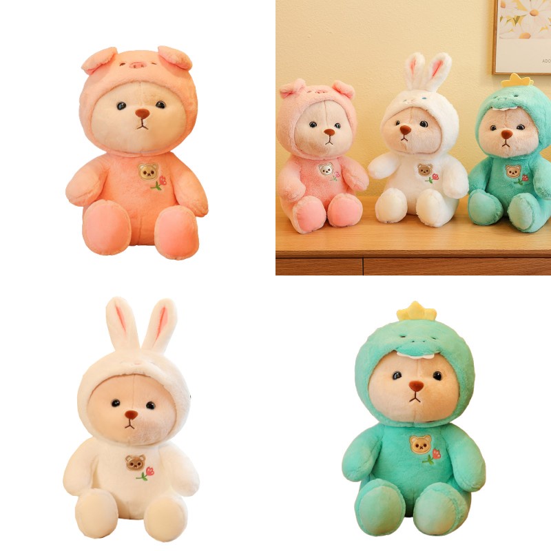 Boneka Teddy Bear Serbaguna Yang Bisa Berubah Jadi Karakter Berbeda Karakter Lolo Castle Collection)