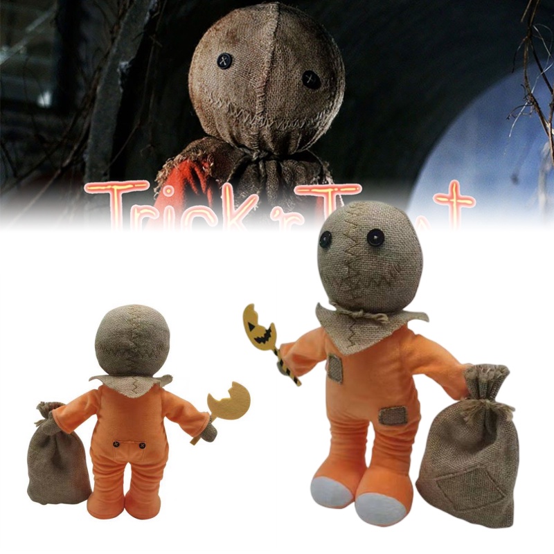 Tapak Trik Sam Mainan Mewah Halloween Boneka Labu Man Movie