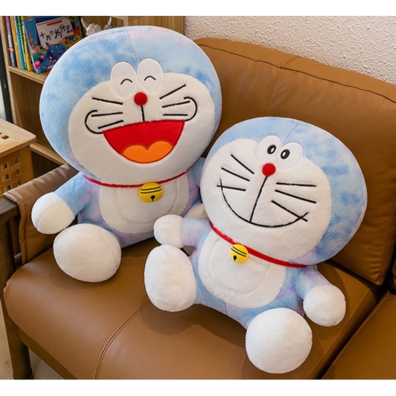 Kucing Doraemon Dan Ding Dong Plushie Warna Tersenyum Dan Tawa Cocok Untuk Anak-Anak Dan Kolektor