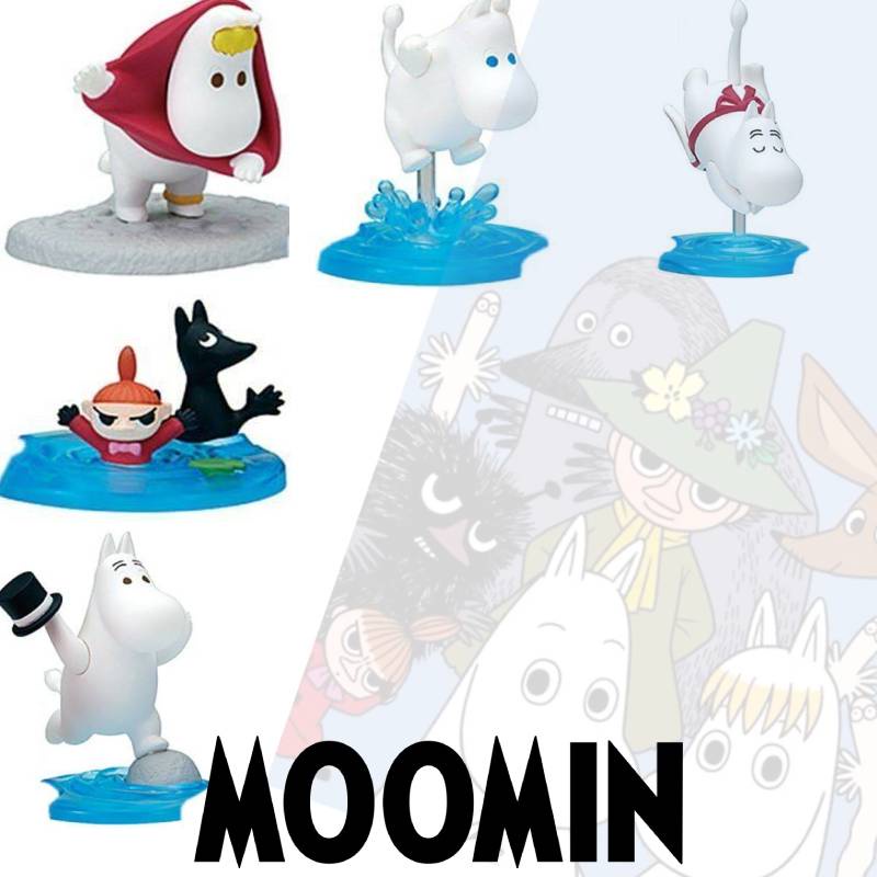 Figura Mu Ming Menggemaskan Untuk Pajangan Atau Koleksi Set Isi 5, Tinggi 2-4cm