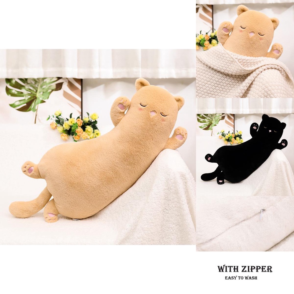 Xmas Masa Kini Mewaii Bantal Kucing Panjang Mainan Mewah Axolotl Boneka Boneka