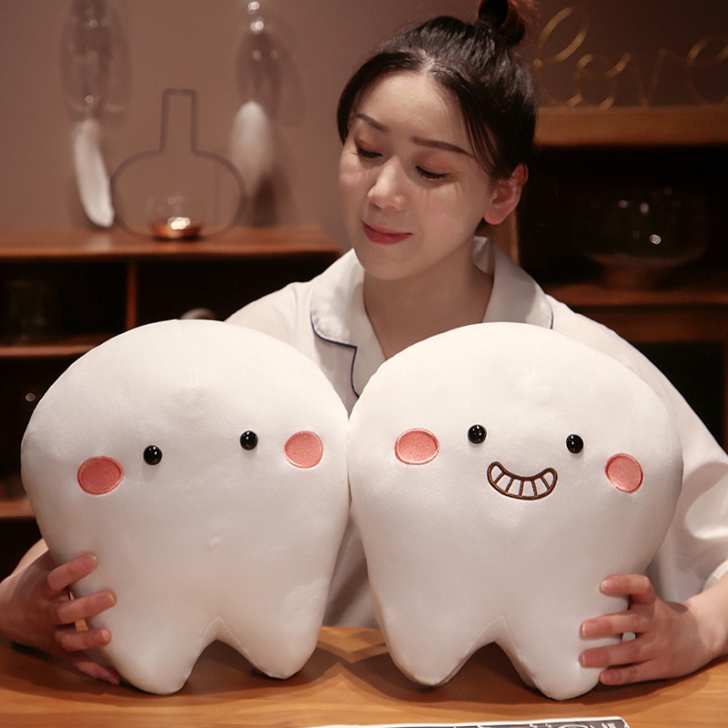 Mainan Plush Gigi Buatan Tangan, Lucu Dan Tahan Lama Untuk Pemakaian Sehari-Hari Atau Koleksi