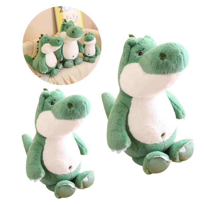 Mainan Plush Lele Dinosaurus Besar, Berbulu Pendek, Ideal Untuk Anak-Anak Dan Remaja Alike, Lembut Dan Dapat Dipeluk