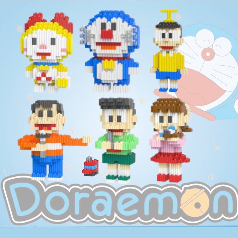 Set Bata Anak Karakter Doraemon Kreatif Berukuran Besar