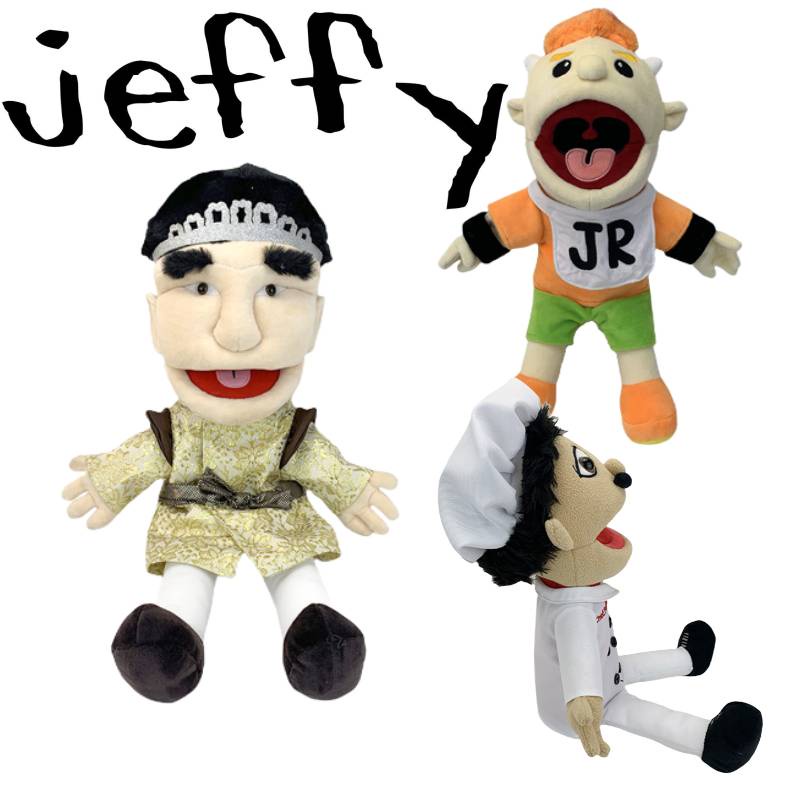 Jeffy Junior Chef Zhu Boneka Plush Untuk Perkembangan Anak Paud