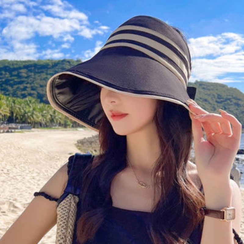 Daun Besar Dan Kosong Topi Nelayan Pelindung Matahari Shading Fashion Simple