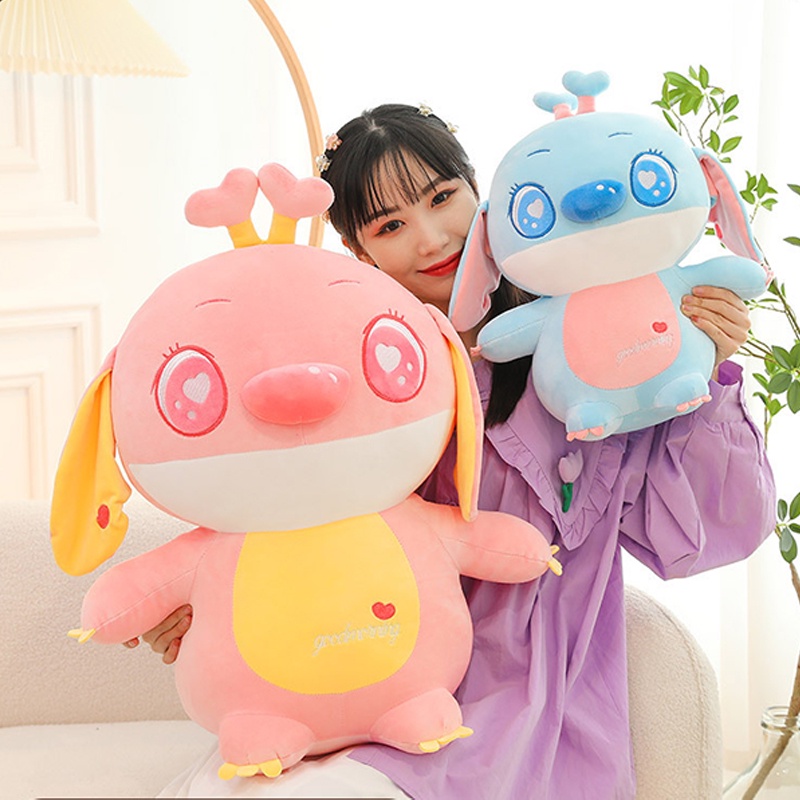 Stich Mainan Hewan Plush Super Lembut Dan Dapat Dipeluk Untuk Anak