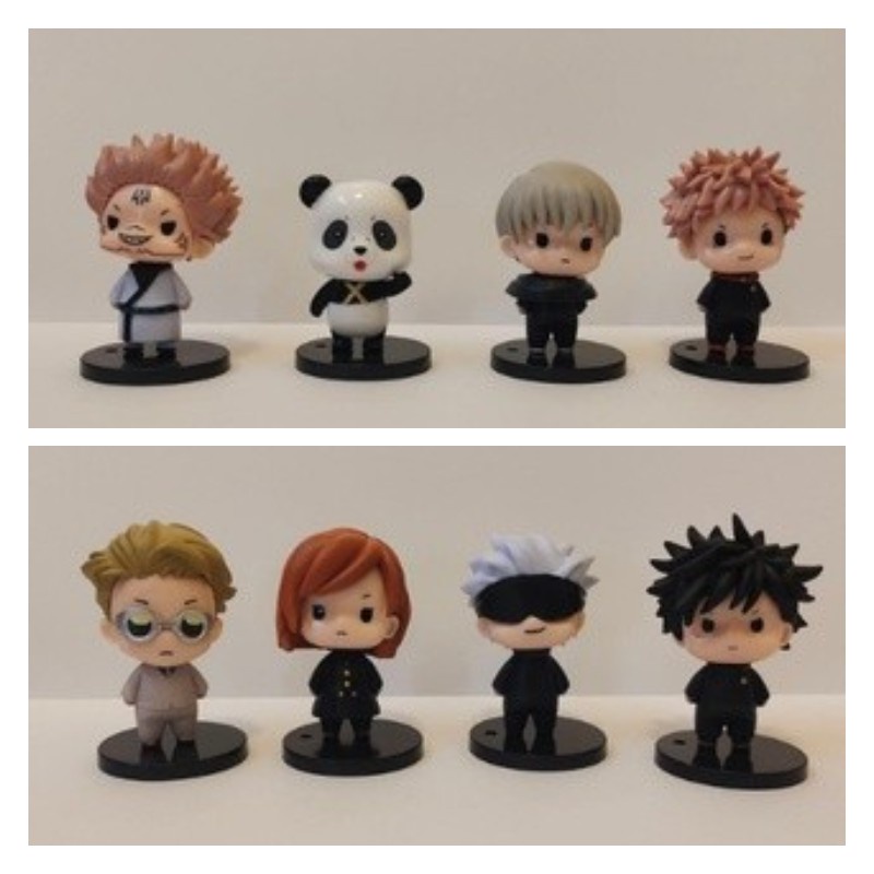 Jujutsu Kaisen Gojo Toge Inumaki Kento Nanami Megumi Nob Figure Model Mainan Boneka