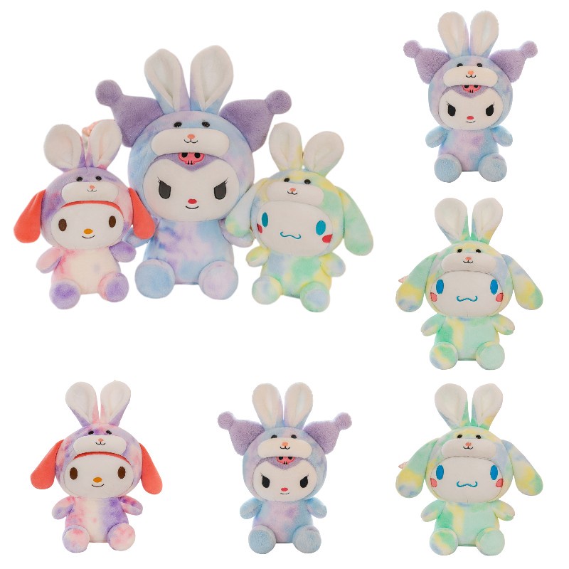 Melody Dan Boneka Imut Dan Kuromi Cinnamoroll Plush Warna Warni