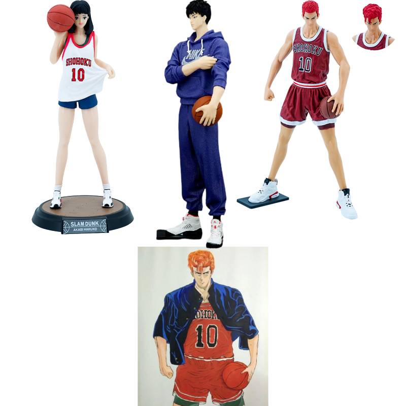 Slam Dunk Haruko Akagi Figure Karakter Anime Model PVC Mainan Table Decor Collect