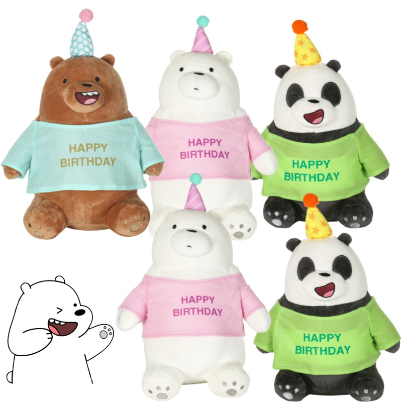 Boneka Beruang Polar Happy Birthday Fun And Festive Untuk Anak Dan Dewasa