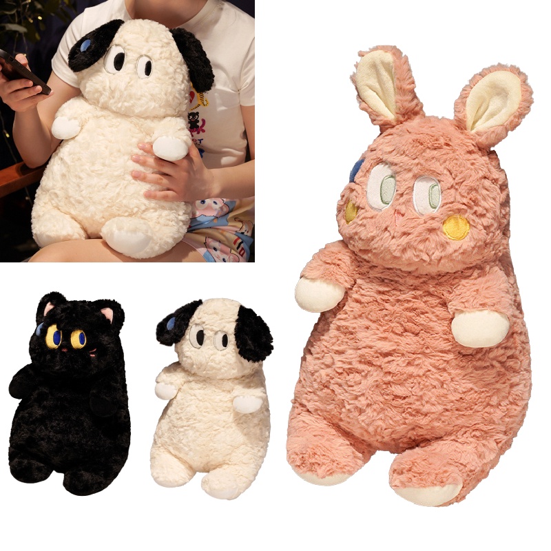 Mainan Boneka Hewan Berbulu Pendek Kualitas Premium, Anjing, Kucing, Kelinci, Dan Anak Kucing Yang Mewah Super Lembut, Hadiah Hebat Untuk Anak-Anak Dan Remaja