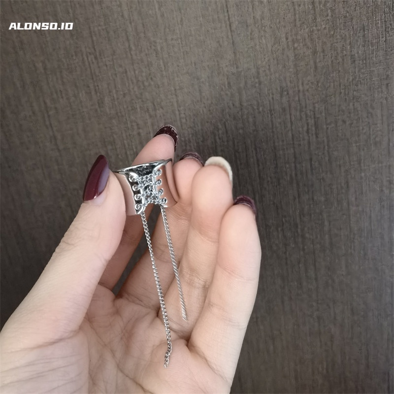 Rantai Kecil Barbarian Pinggang Pembukaan Cincin Aksesoris Fashion Kepribadian Pasang Sederhana