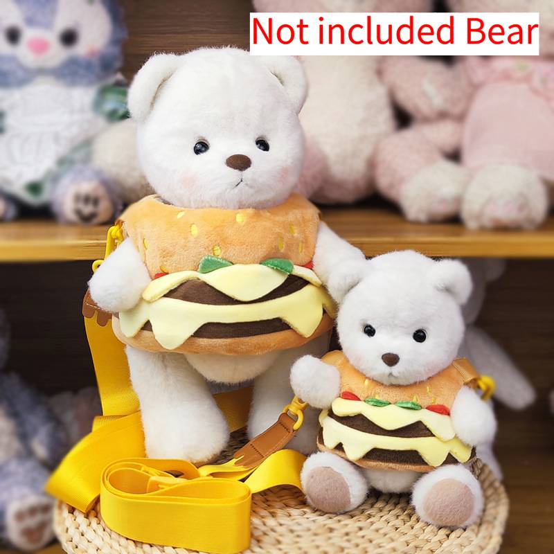 Aksesoris Teddy Tales 20cm Gaya Kostum Hamburger Lembut Dan Ransel!