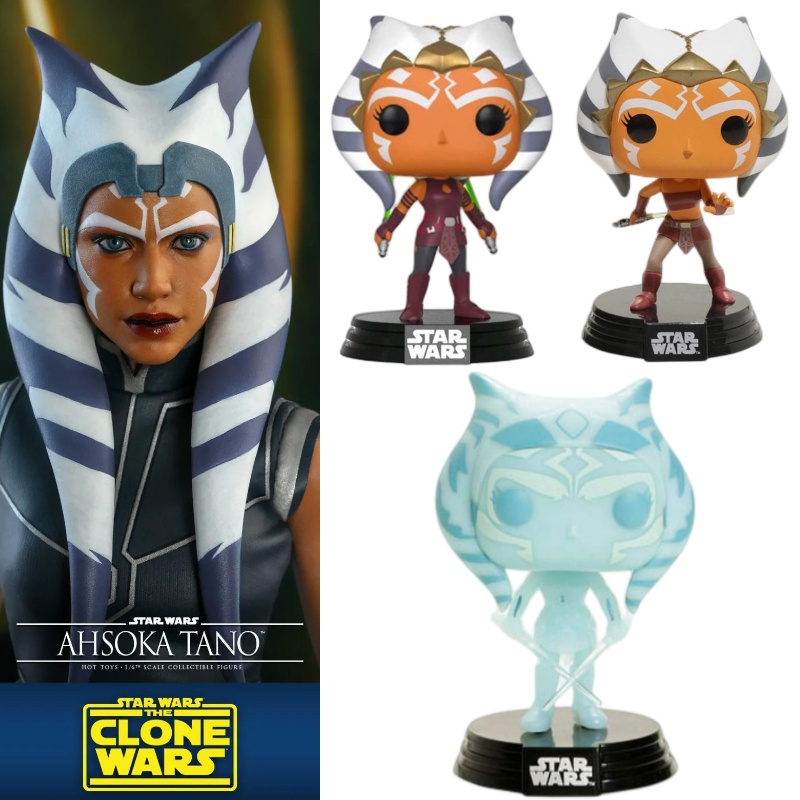 Funko Pop Star Wars Ahsoka Model Figure Tinggi 9cm Mainan Koleksi