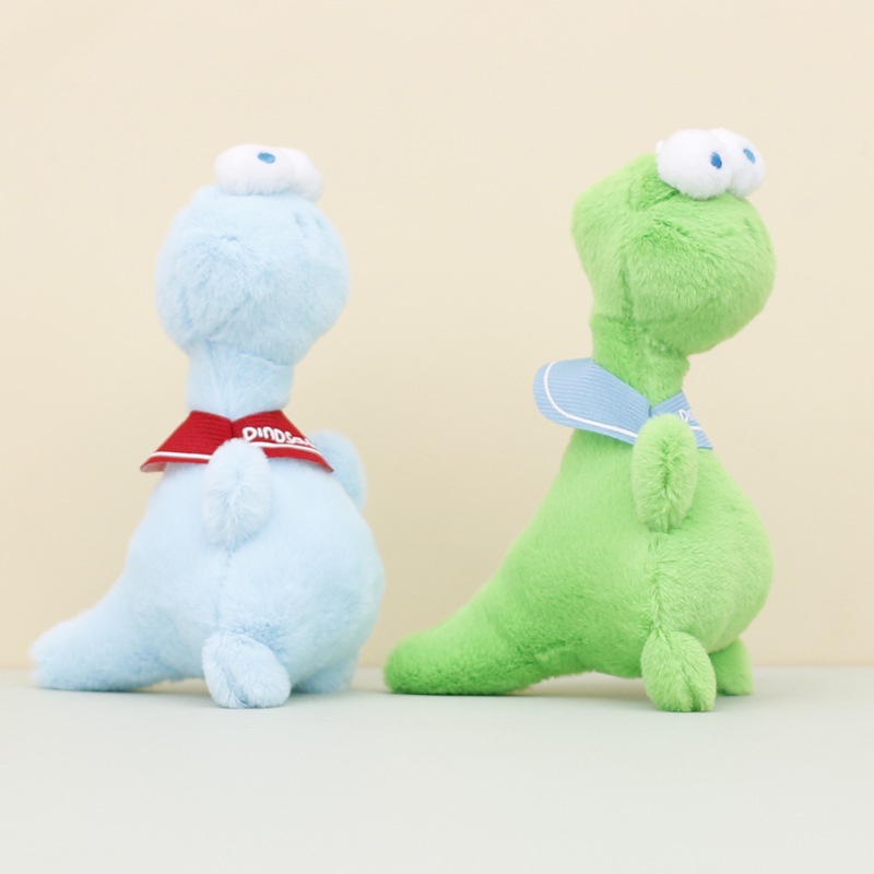 Ornamen Plush Dinosaurus Lembut Aksesori Gantungan Kunci Grosir Untuk Anak