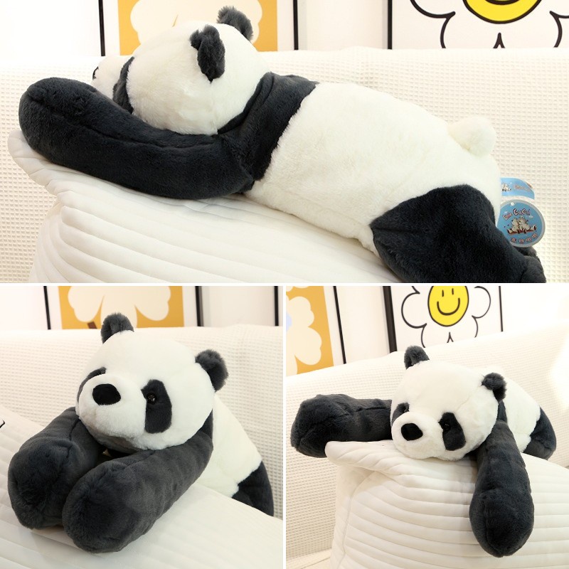 Mainan Boneka Panda Lembut Dan Cuddly Dengan Plush Pendek Ultra Soft