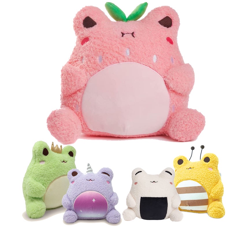 Adorable Frog, Bee, Unicorn, Strawberry Stuffed Animal, Hadiah Anak Sempurna