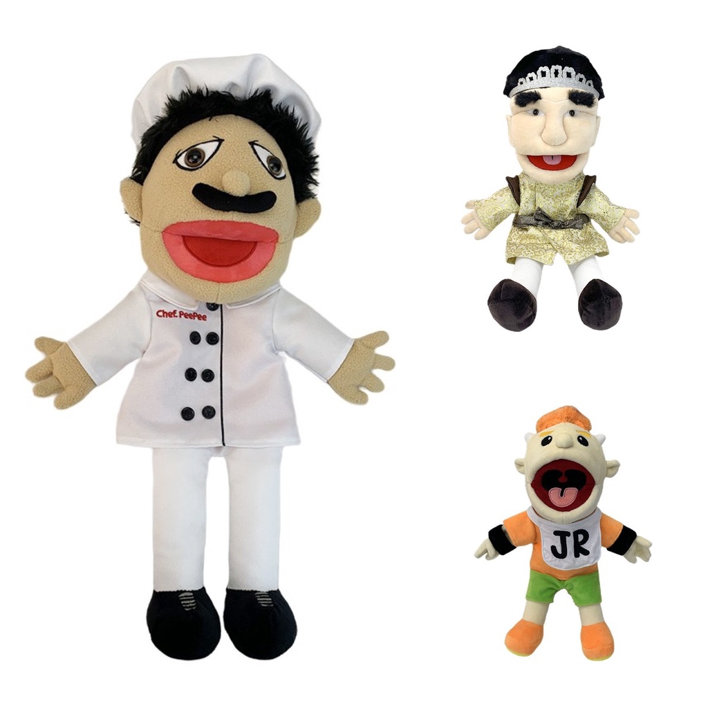 Jeffy Junior Chef Zhu Boneka Plush Untuk Perkembangan Anak Paud