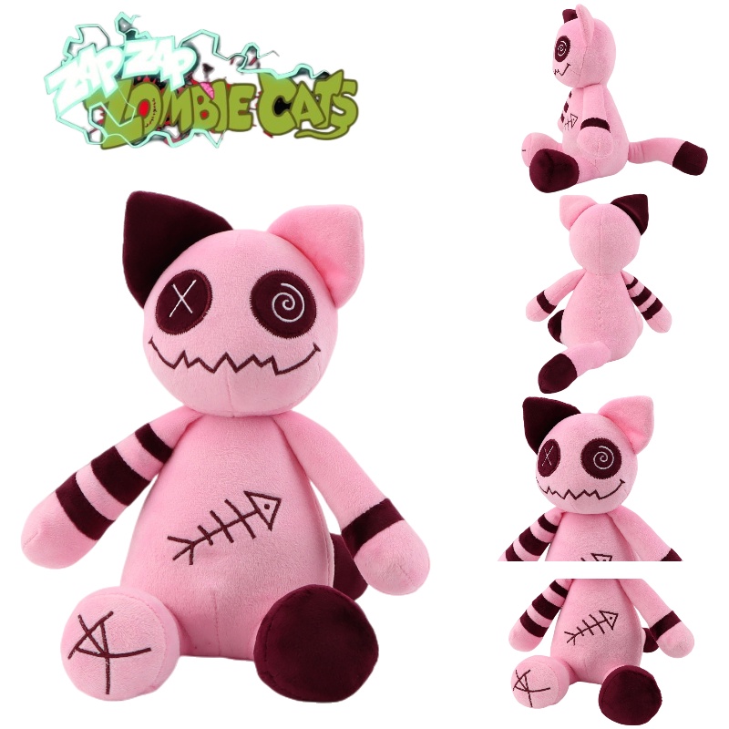 Zombie Kucing Boneka Plush Boneka Mainan Bantal Hadiah Ulang Tahun Anak Deco