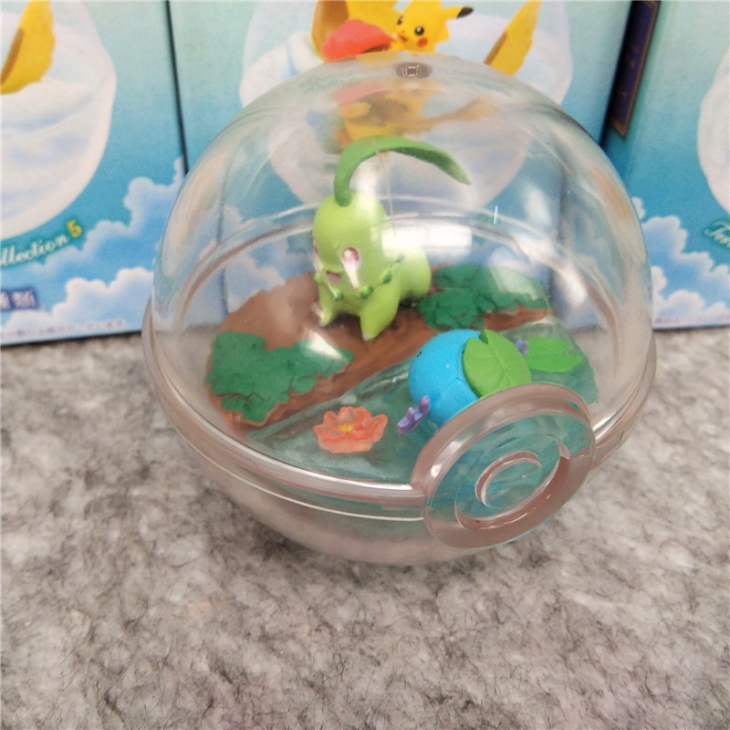 6pcs Pokémon Elf Blind Box Komik Koleksi Model Set Bola Kristal Penggemar Anak