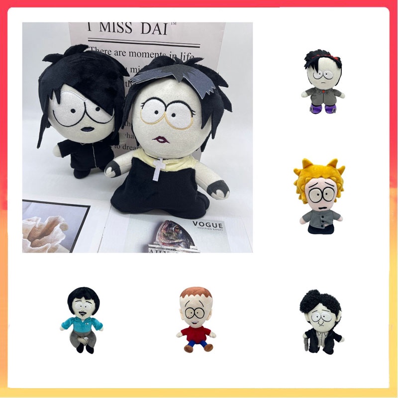 South Park Goth Style Mainan Mewah Boneka Lembut Kipas Game Anak Koleksi Hadiah