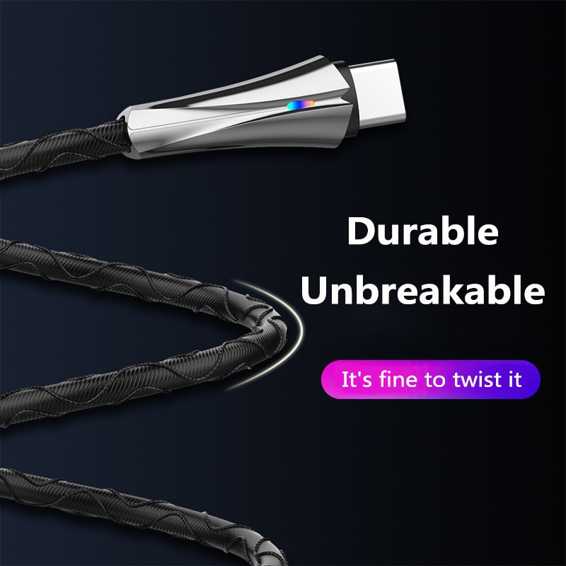 5a Kabel Micro USB Pengisian Cepat Handphone Micro USB Cable Xiaomi Android LED Lighting USB Charger Kabel Data