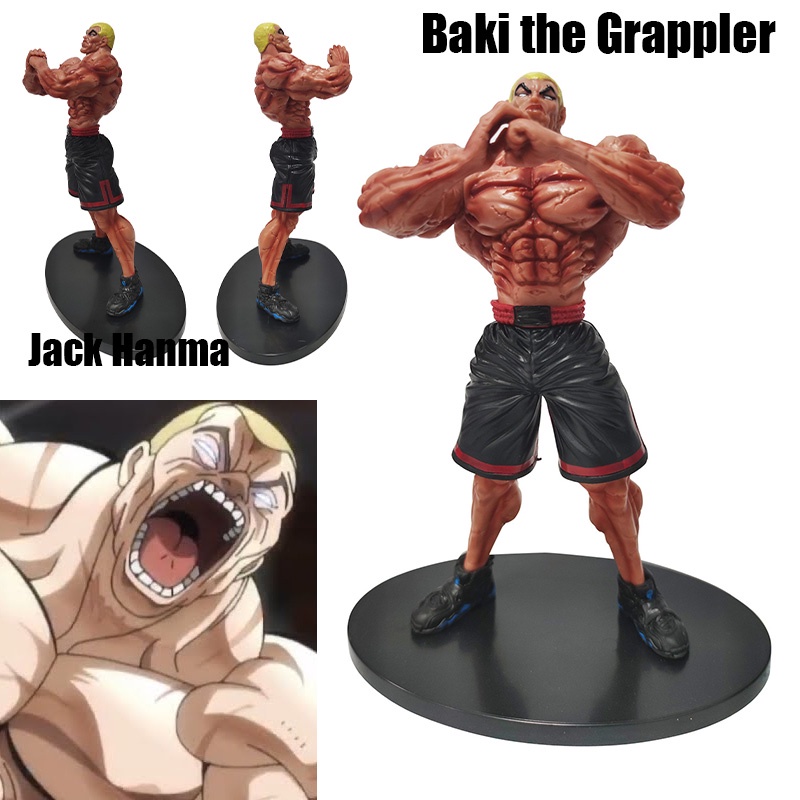 Jack Hanma The Grappler In Combat Mode Pvc Figure Dengan Detail Yang Luar Biasa Dan Akurasi