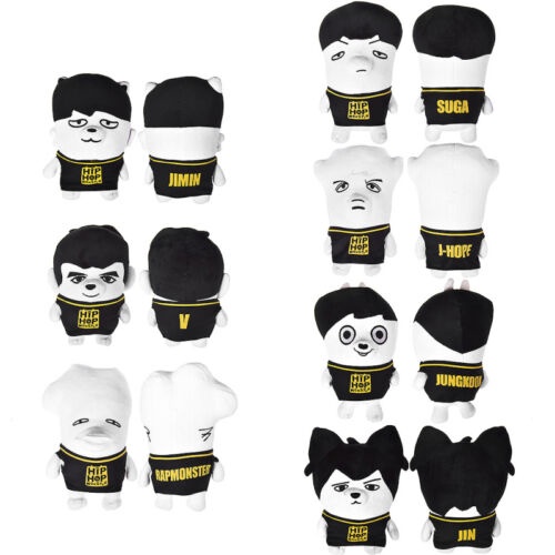 Boneka KPOP Plush BTS Hiphop Monster Bangtan Boys JIMIN V JUNGKOOK JIN Boneka Mainan