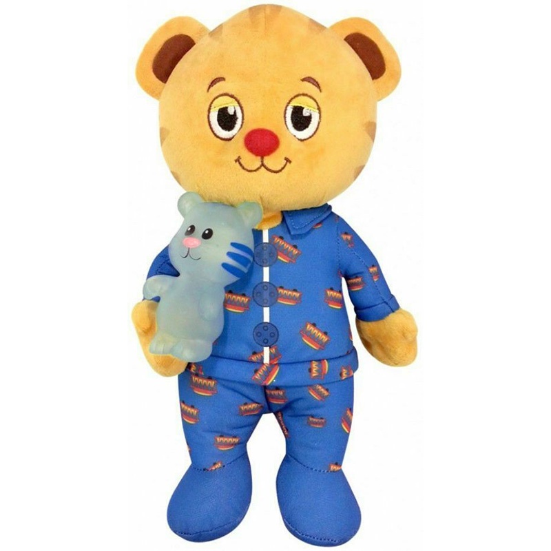 Jiran Harimau Daniel Snuggle And Glow Boneka Musik Mewah Mainan Hadiah Anak Xmas