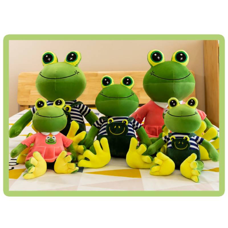 Boneka Pasangan Wawa Mainan Mewah Froggy Bisa Di Kasih