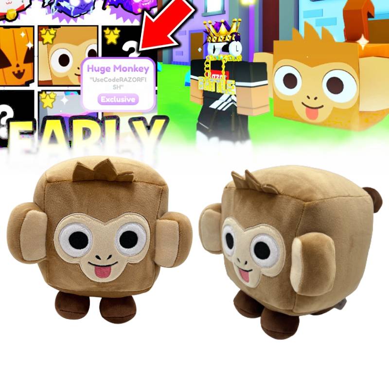 Mainan Boneka Monkey Plush Pp Katun Cocok Untuk Dekorasi Indoor