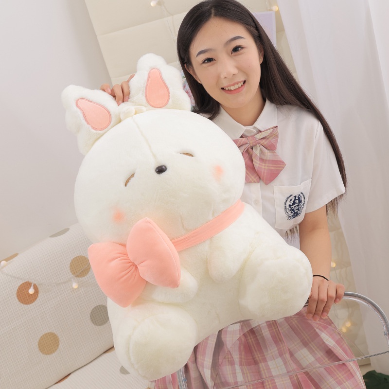 Cuddly And Soft Bread Rabbit Plush Toy, Boneka Binatang Untuk Perempuan Ulang Tahun Kekinian,