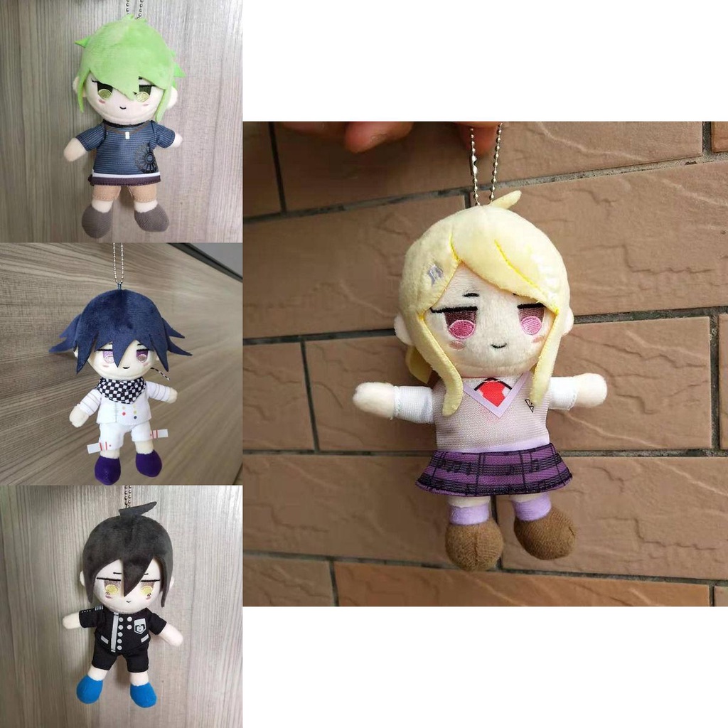 V3 Danganronpa Anime Dangan Ronpa Oma Kokichi Mainan Mewah Boneka Gantungan Kunci Liontin