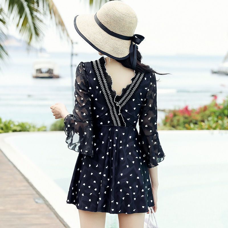 Pakaian Renang Wanita Pasangan Swimming Suit Baru Wanita Tiga Piece Set Bikini Large Sexy Covering B